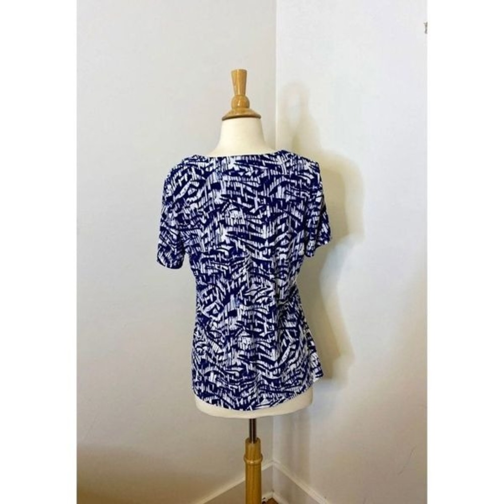 JB Collection Embossed Print Top - Picture 5 of 7